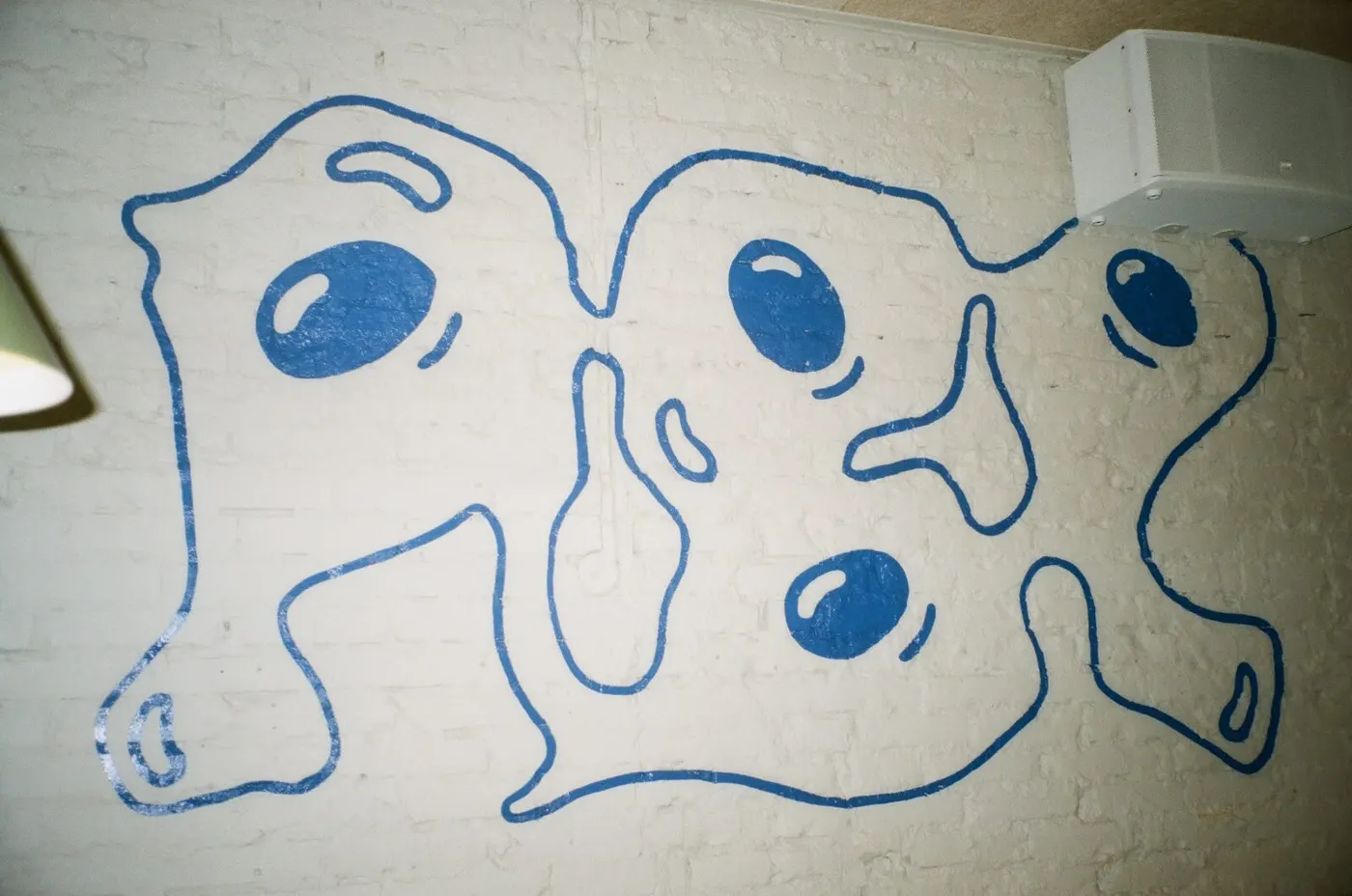 The ABC mural on the wall