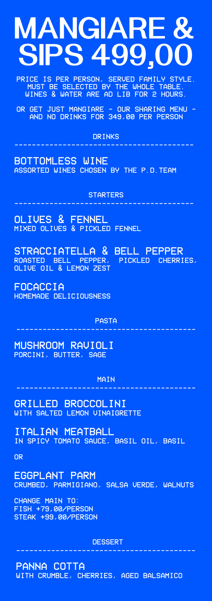 Groups - Menu