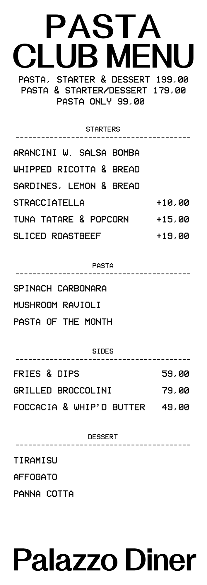 Groups - Menu